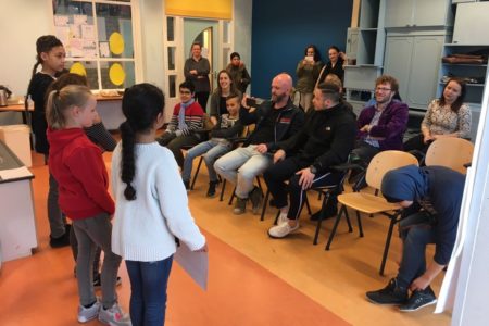 Feestelijke presentatie plannen Game hall in OBS De Plataanschool